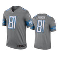 Men s Detroit Lions Calvin Johnson Legend Jersey Steel