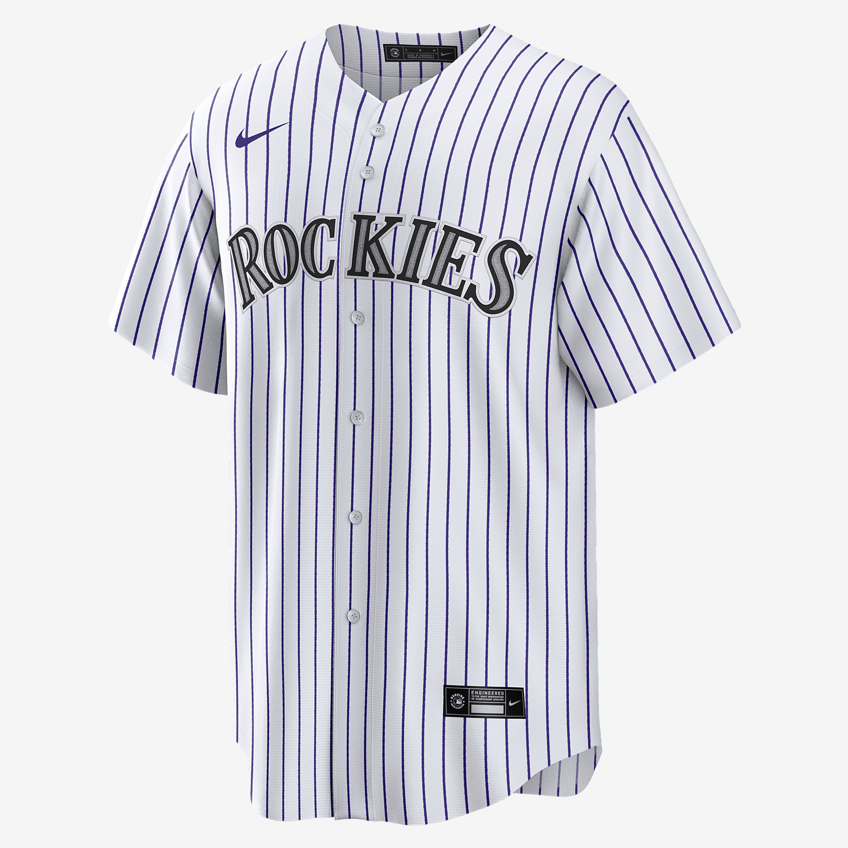 MLB Colorado Rockies (Kris Bryant) Men's Replica Baseball Jersey - White/Purple