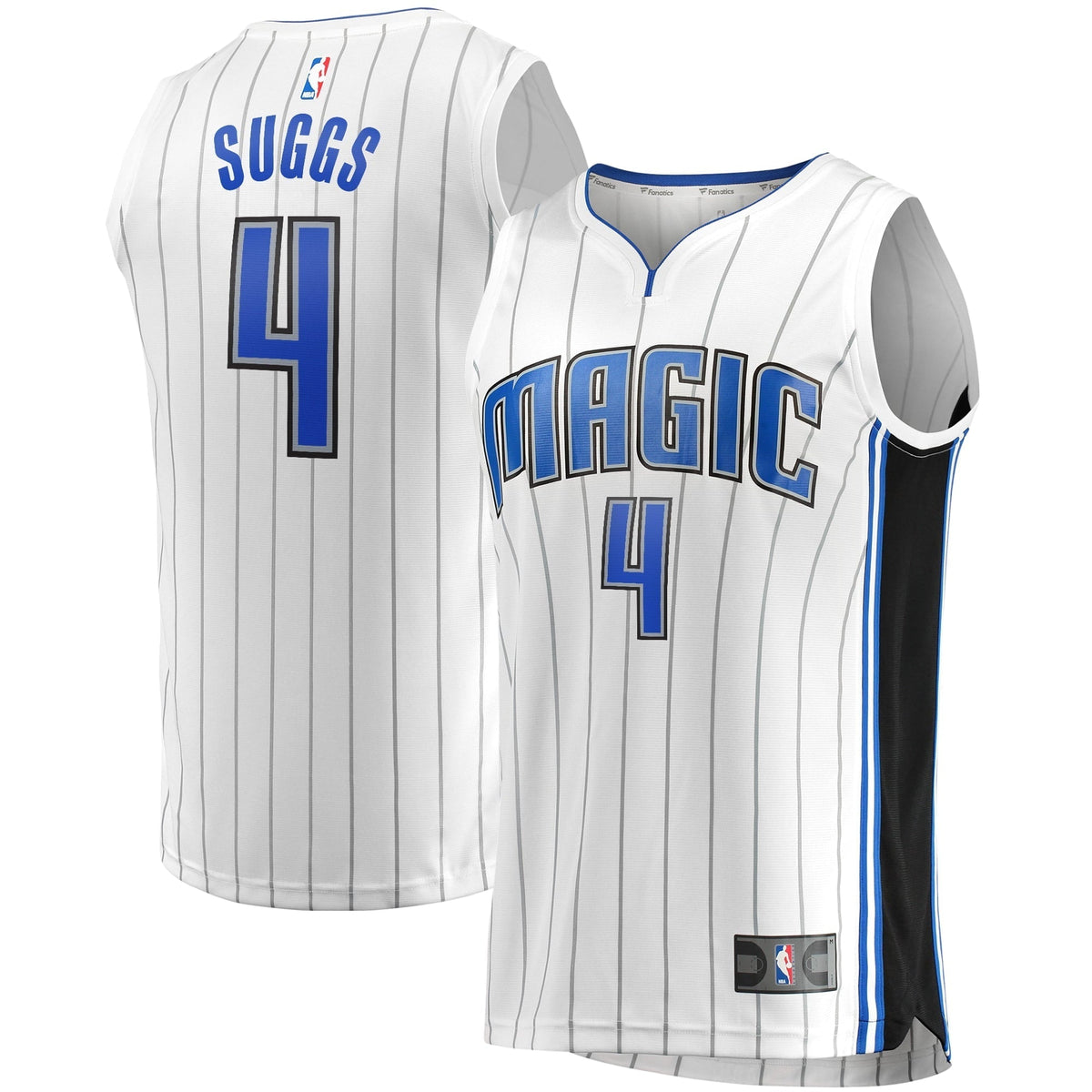 Men's Fanatics Branded Jalen Suggs White Orlando Magic Fast Break Replica Jersey - Association Edition