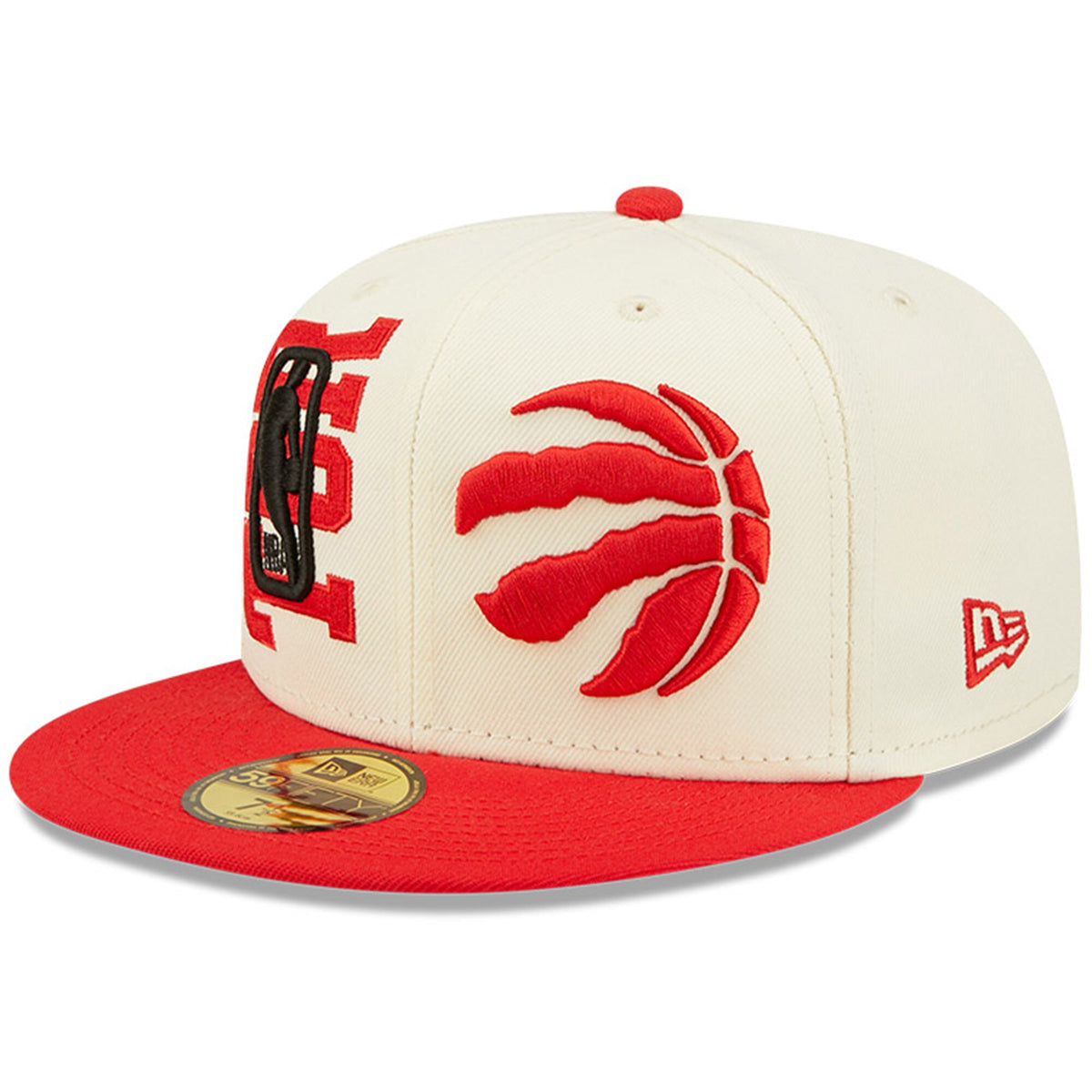 Toronto Raptors New Era 2022 NBA Draft 59FIFTY Fitted Hat - Cream/Red