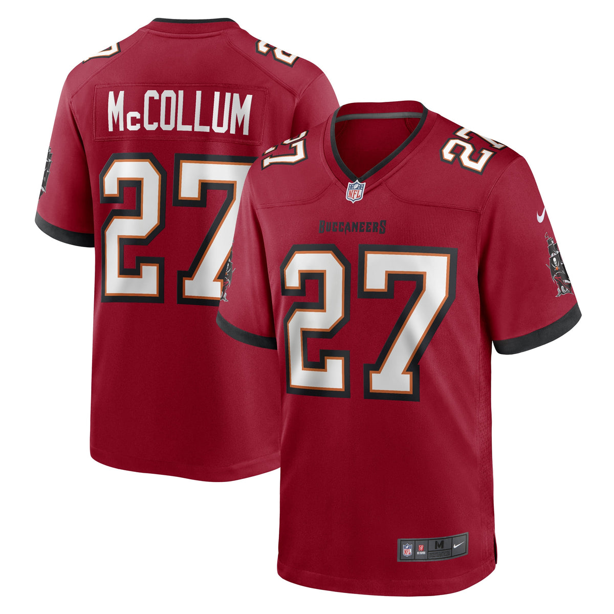 Zyon McCollum Tampa Bay Buccaneers Nike Game Player Jersey   Red