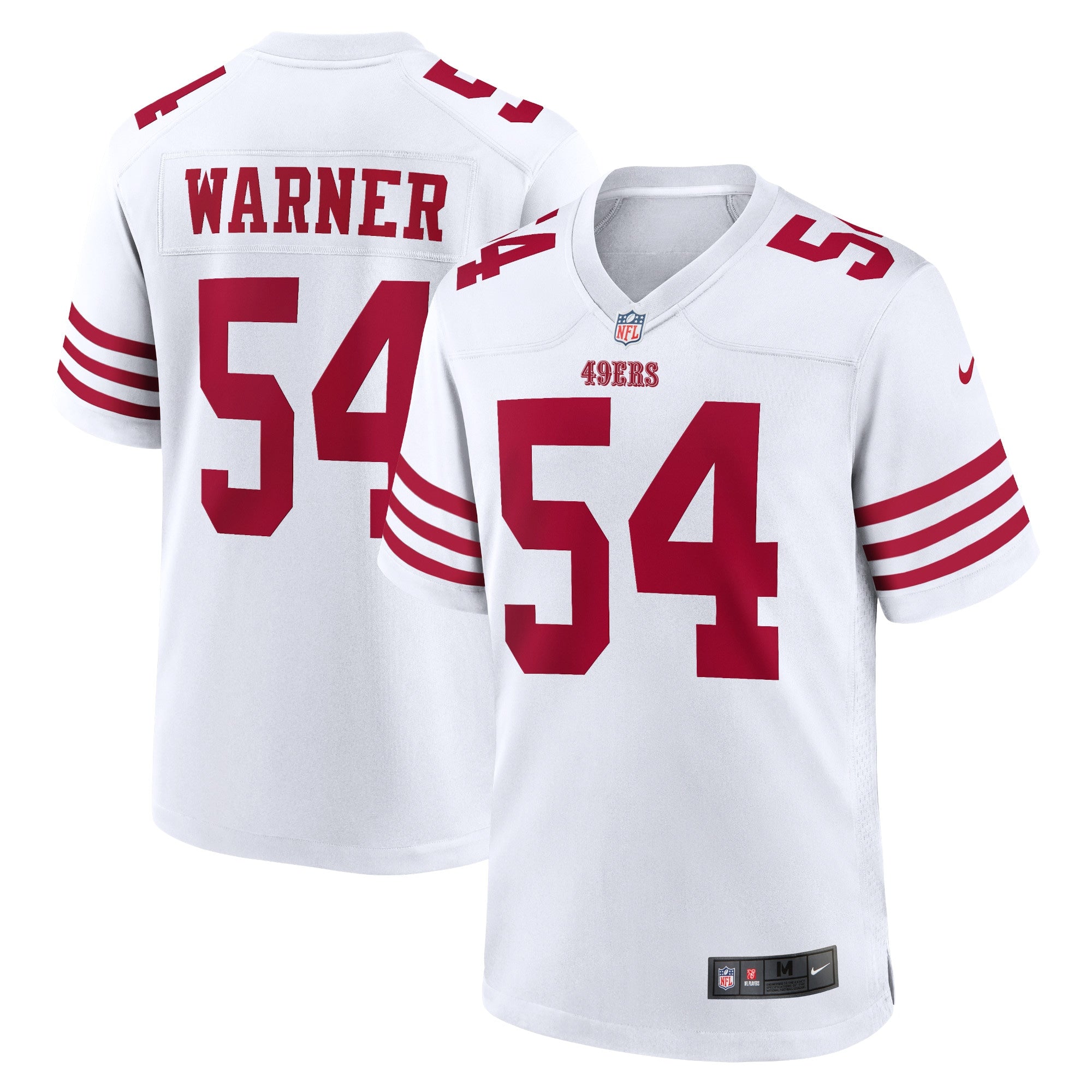 Fred Warner San Francisco 49ers Nike Player Game Jersey   White