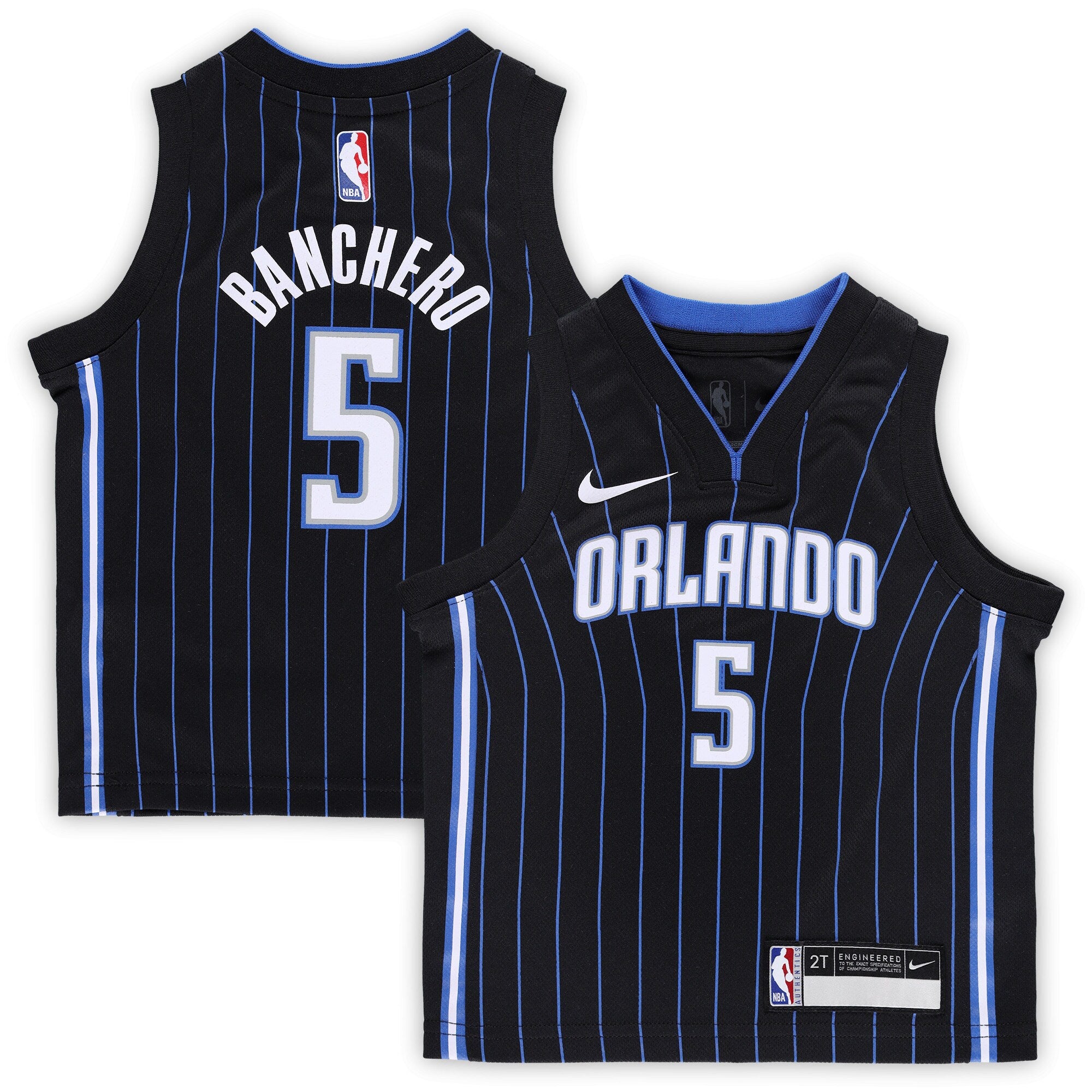 Paolo Banchero Orlando Magic Nike Toddler Swingman Player Jersey - Icon Edition - Black
