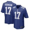 Men s Nike Wan Dale Robinson Royal New York Giants Game Player Jersey