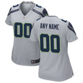 Seattle Seahawks Nike Women s Alternate Custom Game Jersey Gray
