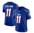 Men s New England Patriots Julian Edelman Blue 2023 F.U.S.E. Vapor Limited Stitched Jersey