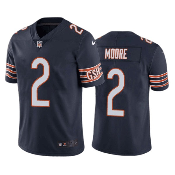Youth Chicago Bears DJ Moore Vapor Jersey   Navy