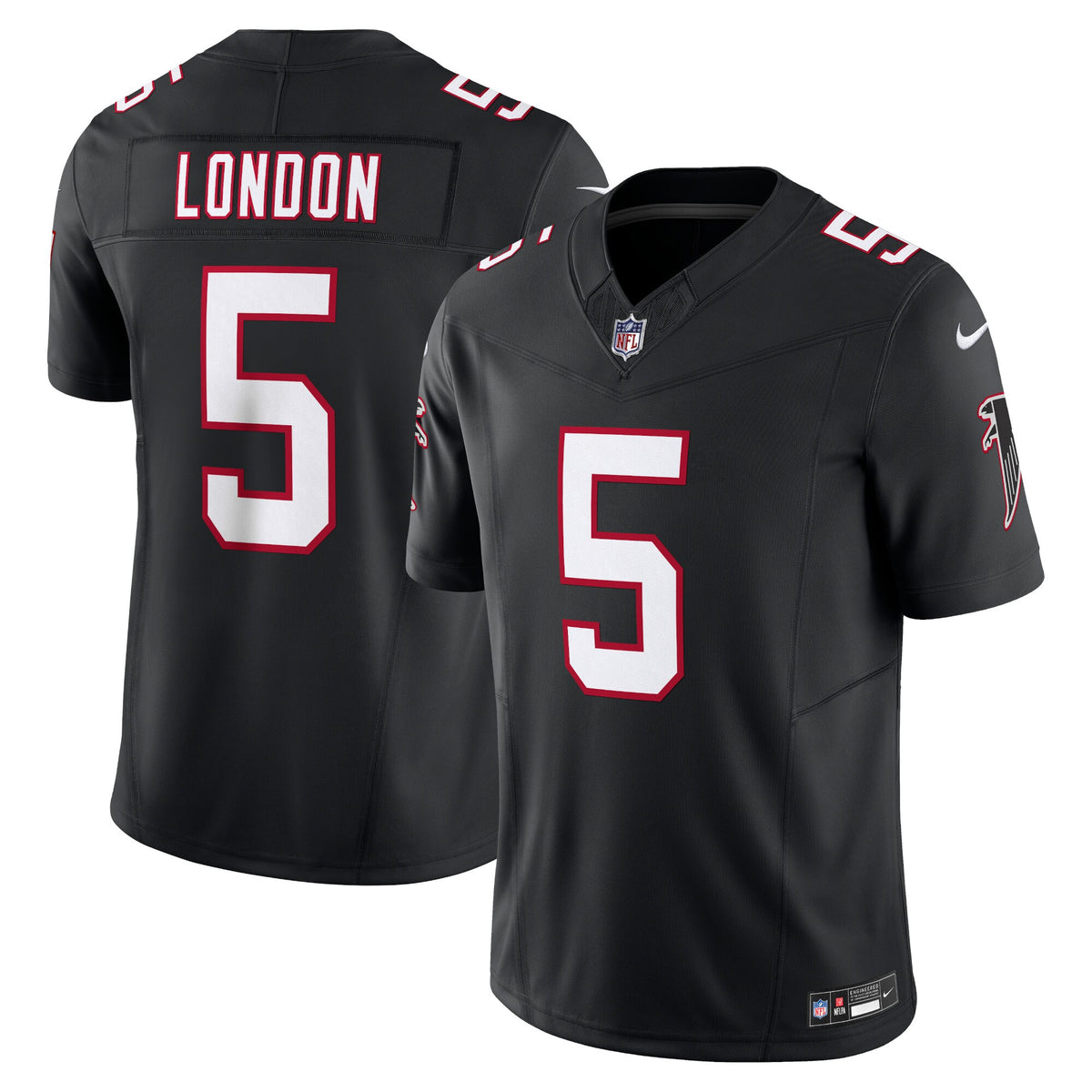 Drake London Atlanta Falcons Nike Vapor F.U.S.E. Limited Jersey   Black