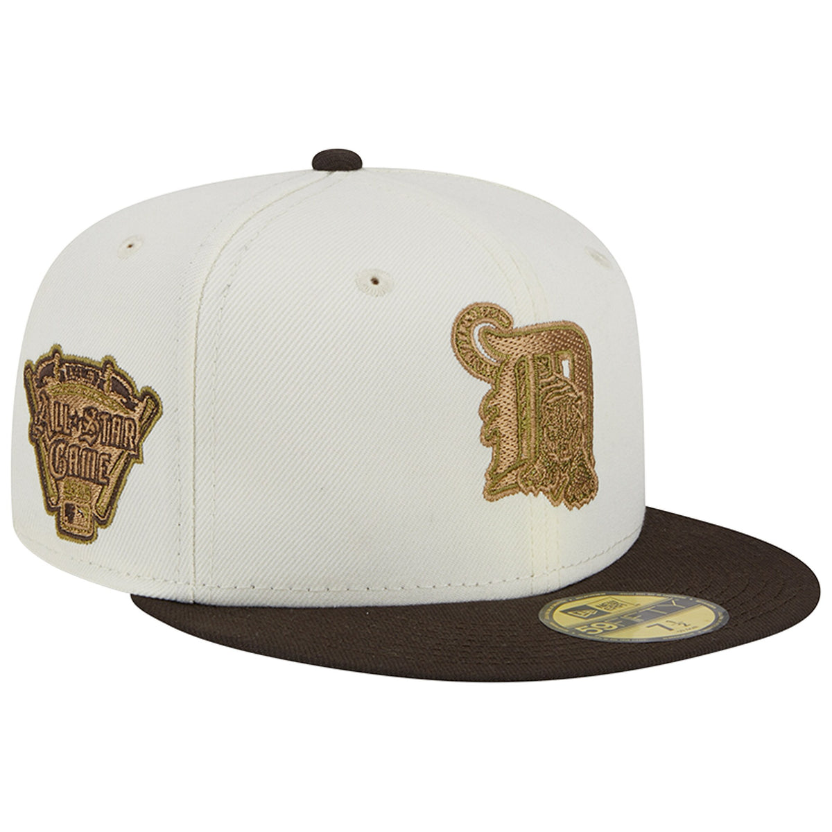 Detroit Tigers New Era 2005 MLB All-Star Game 59FIFTY Fitted Hat - White/Brown