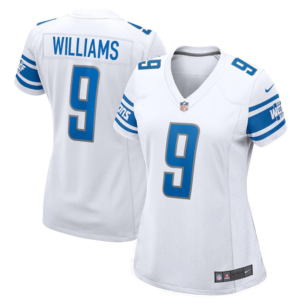Women s Detroit Lions Jameson Williams Game Jersey   White