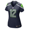 12th Fan Seattle Seahawks Nike Women s Player Jersey Navy