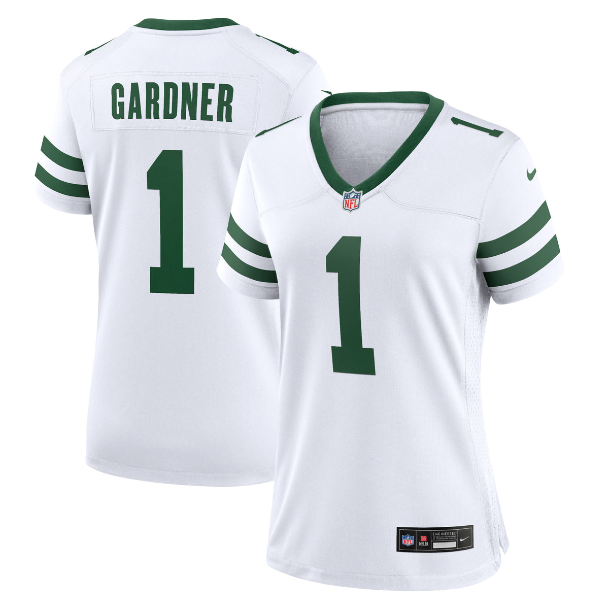 Ahmad Sauce Gardner New York Jets Nike Women s Player Jersey   White