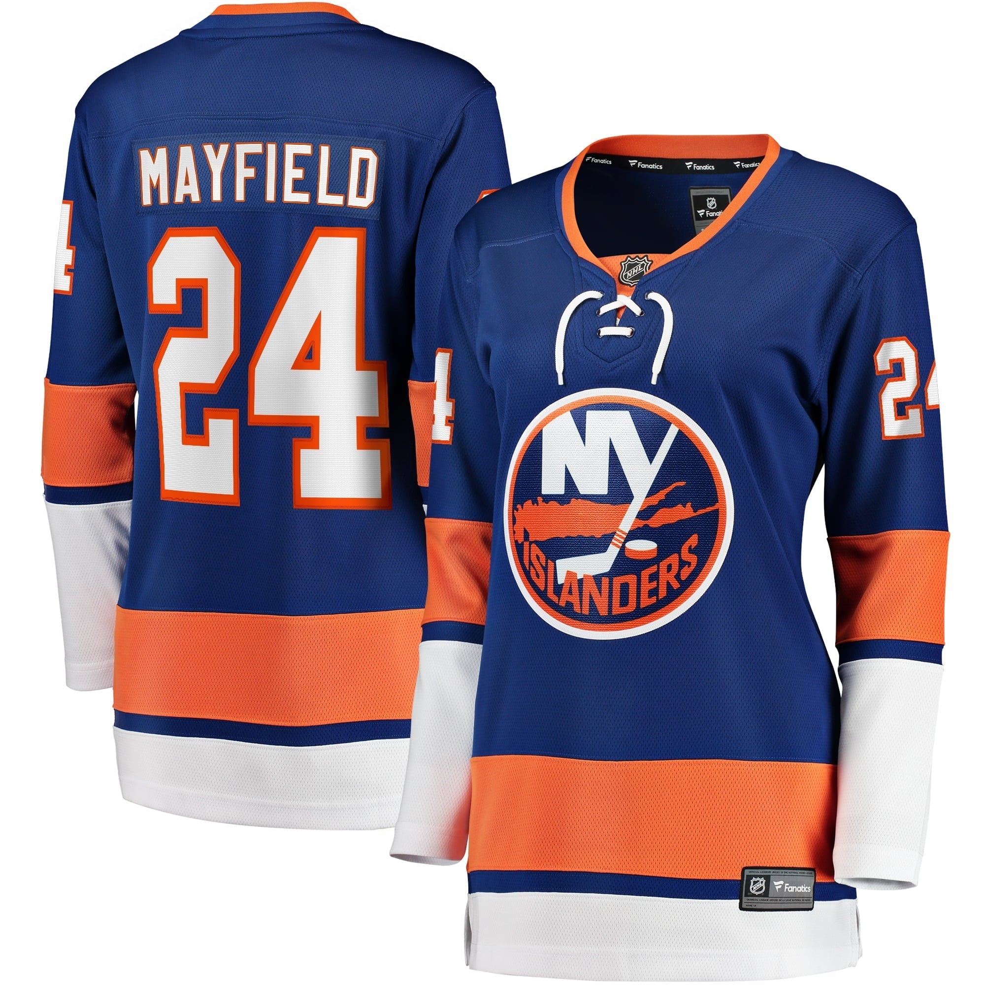 Women's Fanatics Branded Scott Mayfield Royal New York Islanders Breakaway Jersey