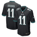 Men s Nike A.J. Brown Black Philadelphia Eagles Game Jersey
