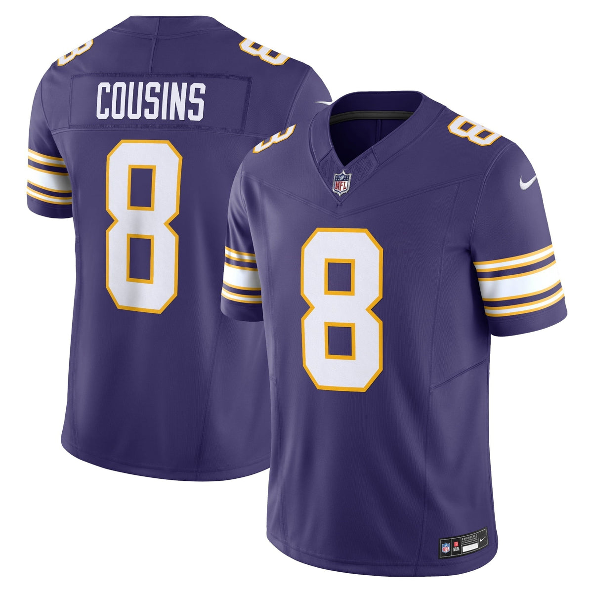 Men s Nike Kirk Cousins Purple Minnesota Vikings Classic Vapor F.U.S.E. Limited Jersey