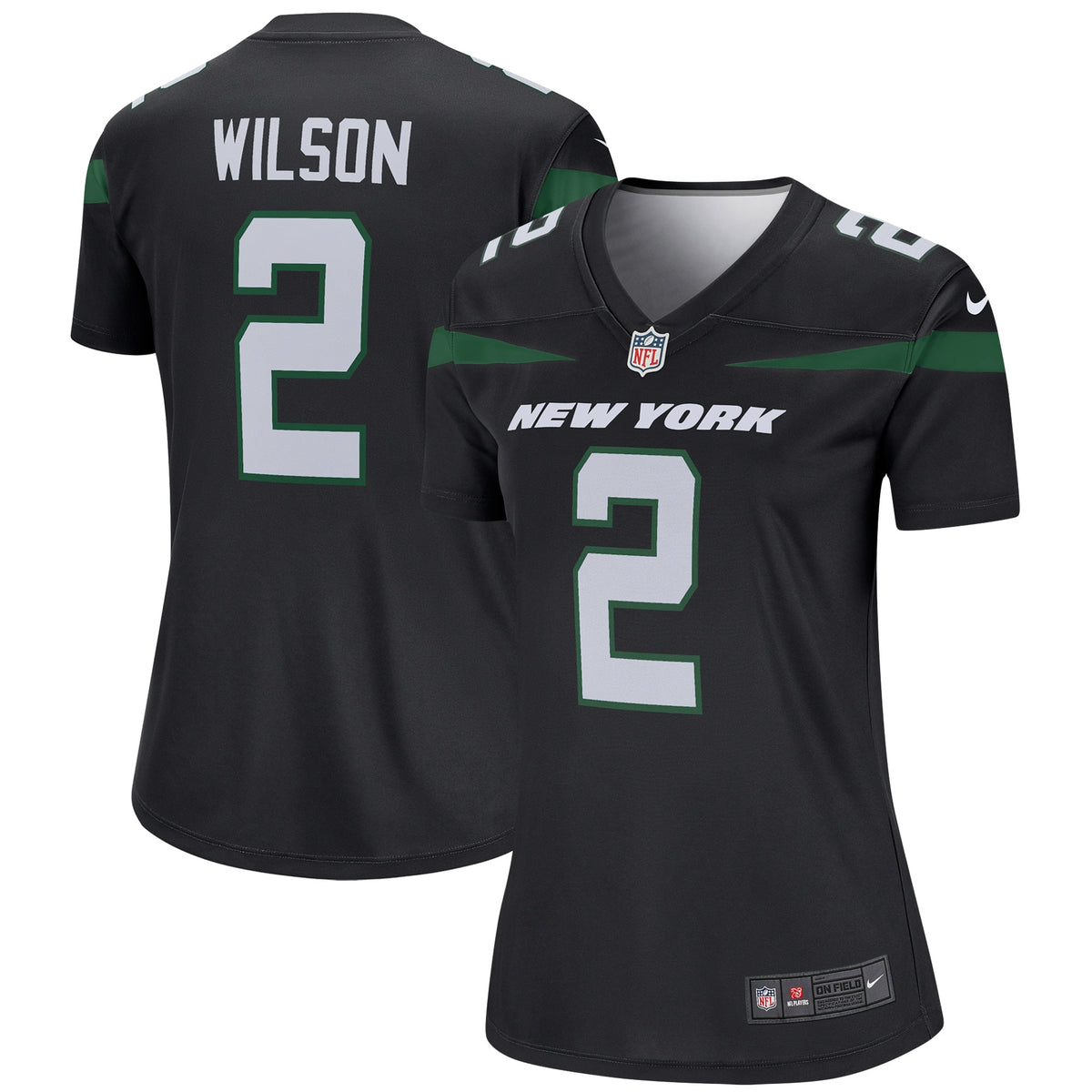 Zach Wilson New York Jets Nike Women s Legend Jersey   Black