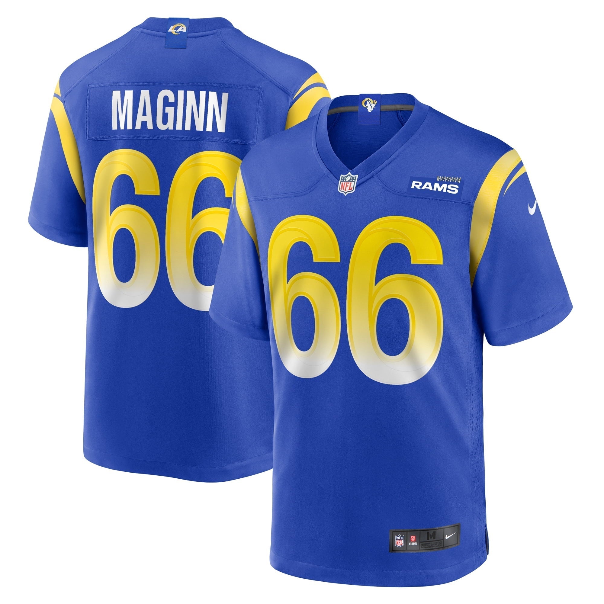 Men s Nike Sean Maginn Royal Los Angeles Rams Home Game Jersey