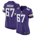 Women s Nike Ed Ingram Purple Minnesota Vikings Game Player Jersey