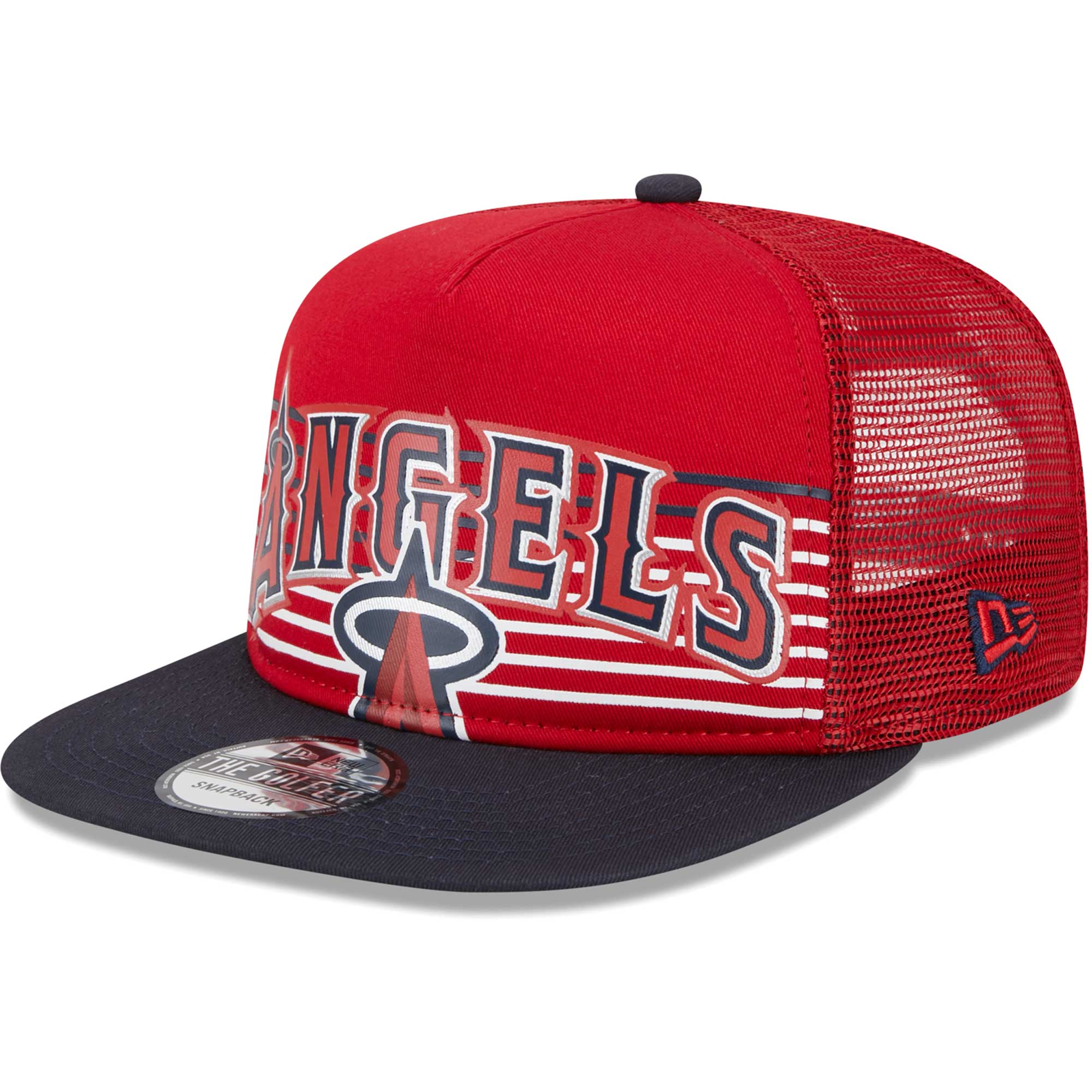 Los Angeles Angels New Era Speed Golfer Trucker Snapback Hat - Red
