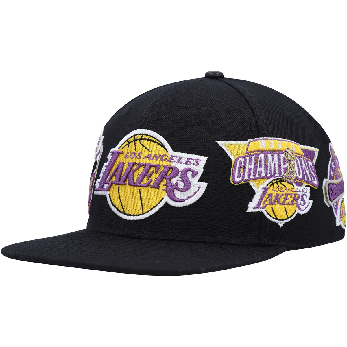 Los Angeles Lakers Championship Capsule Snapback Hat - Black