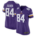 Josh Oliver Minnesota Vikings Nike Women s Game Player Jersey   Purple