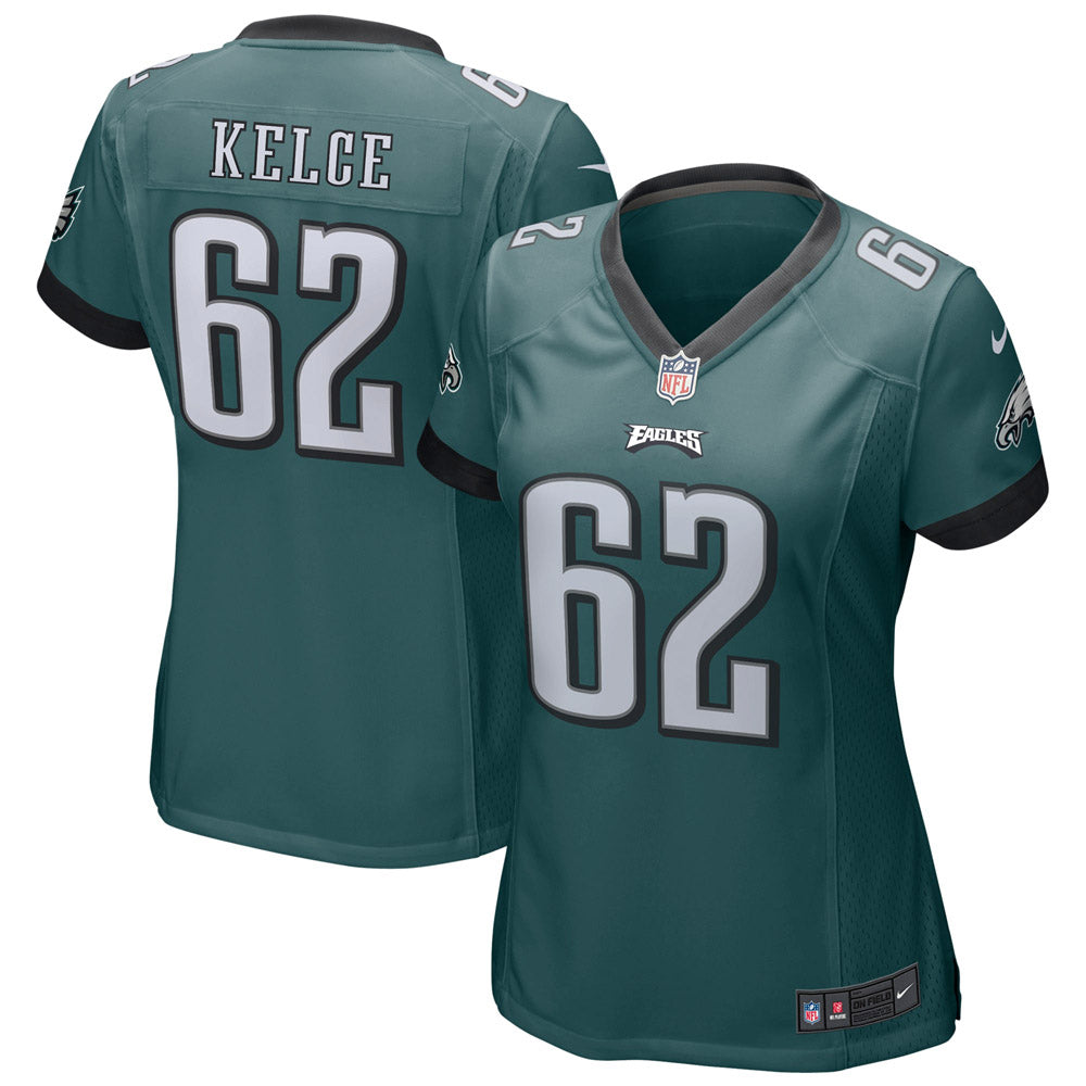 Women s Philadelphia Eagles Jason Kelce Game Jersey Green