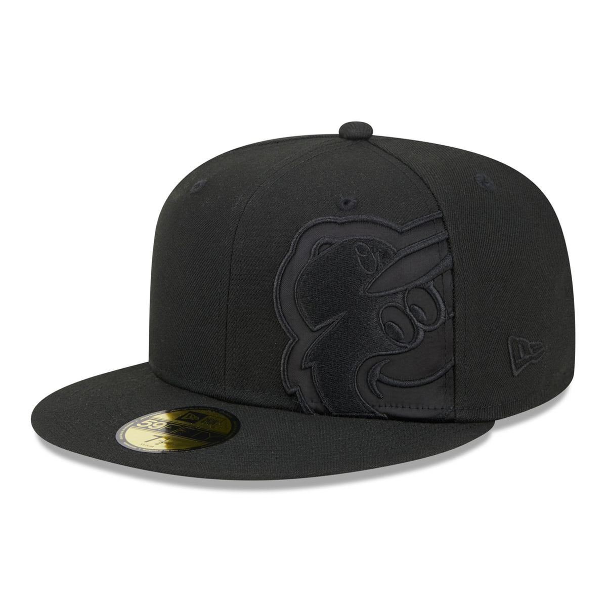 Baltimore Orioles New Era Satin Peek 59FIFTY Fitted Hat - Black