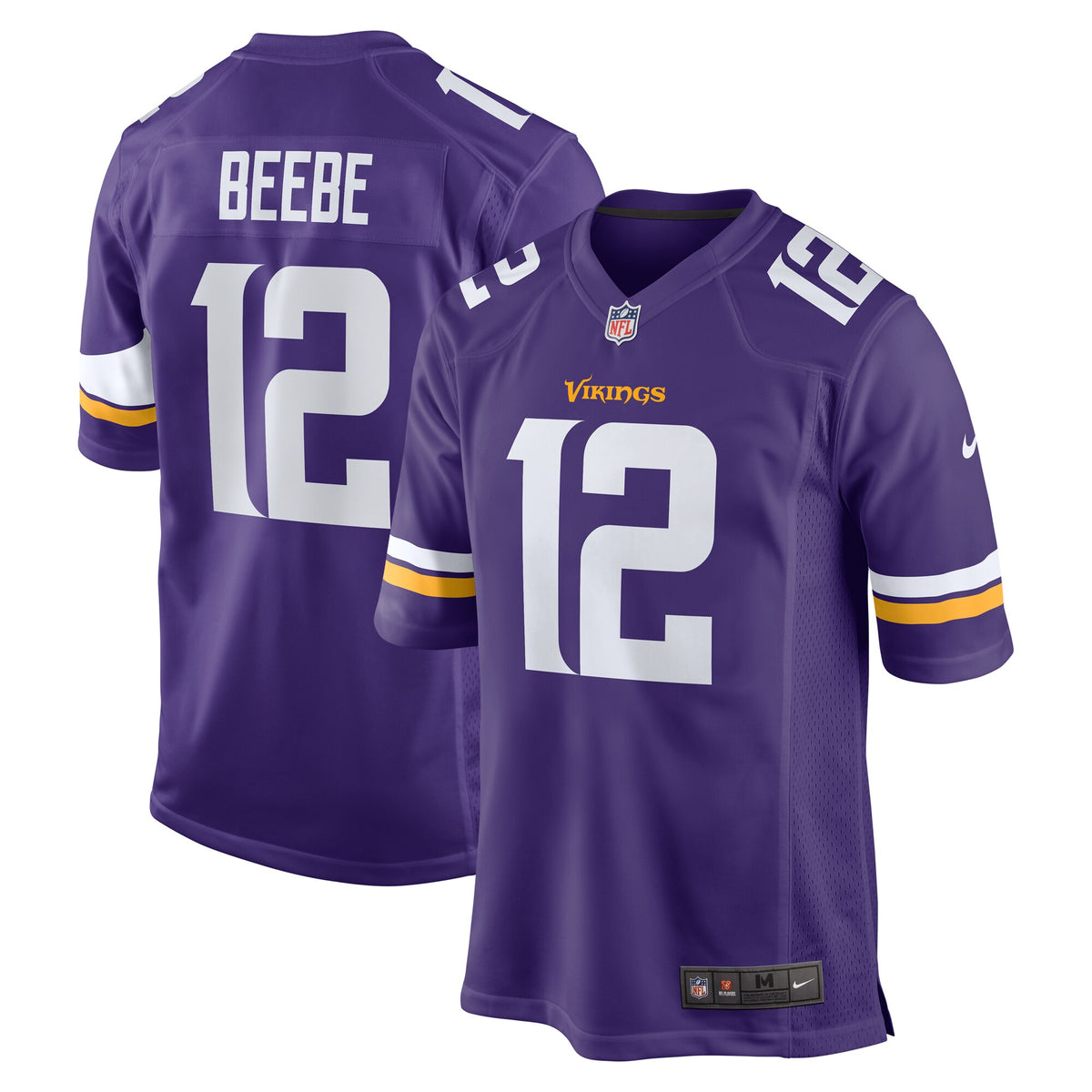 Chad Beebe Minnesota Vikings Nike Game Jersey   Purple