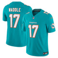 Jaylen Waddle Miami Dolphins Nike Vapor F.U.S.E. Limited Jersey   Aqua