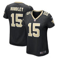 Women s Nike Brett Hundley Black New Orleans Saints Game Player Jersey