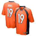 Marvin Mims Jr Denver Broncos Nike Team Game Jersey    Orange