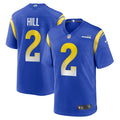 Men s Nike Troy Hill Royal Los Angeles Rams Game Player Jersey