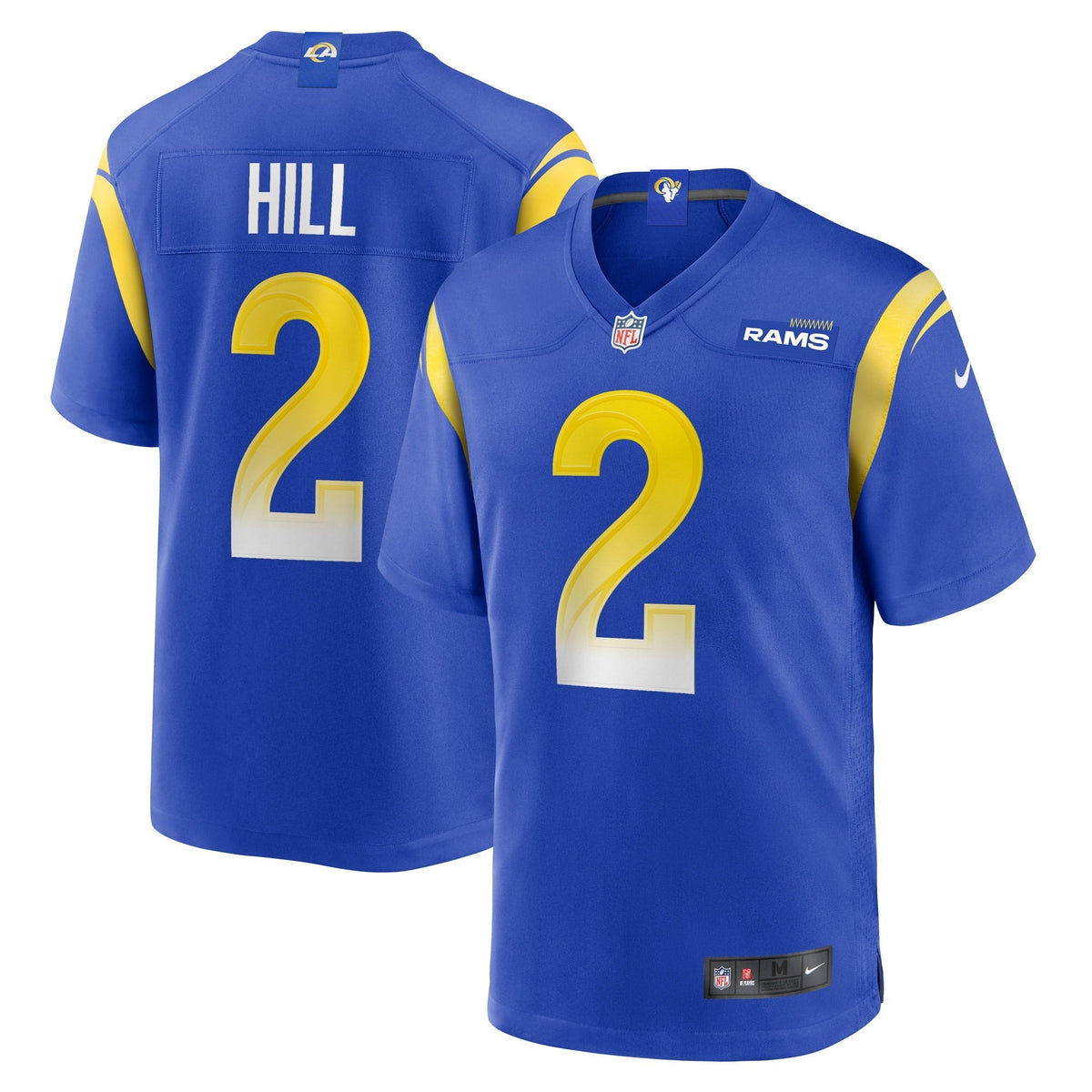 Men s Nike Troy Hill Royal Los Angeles Rams Game Player Jersey