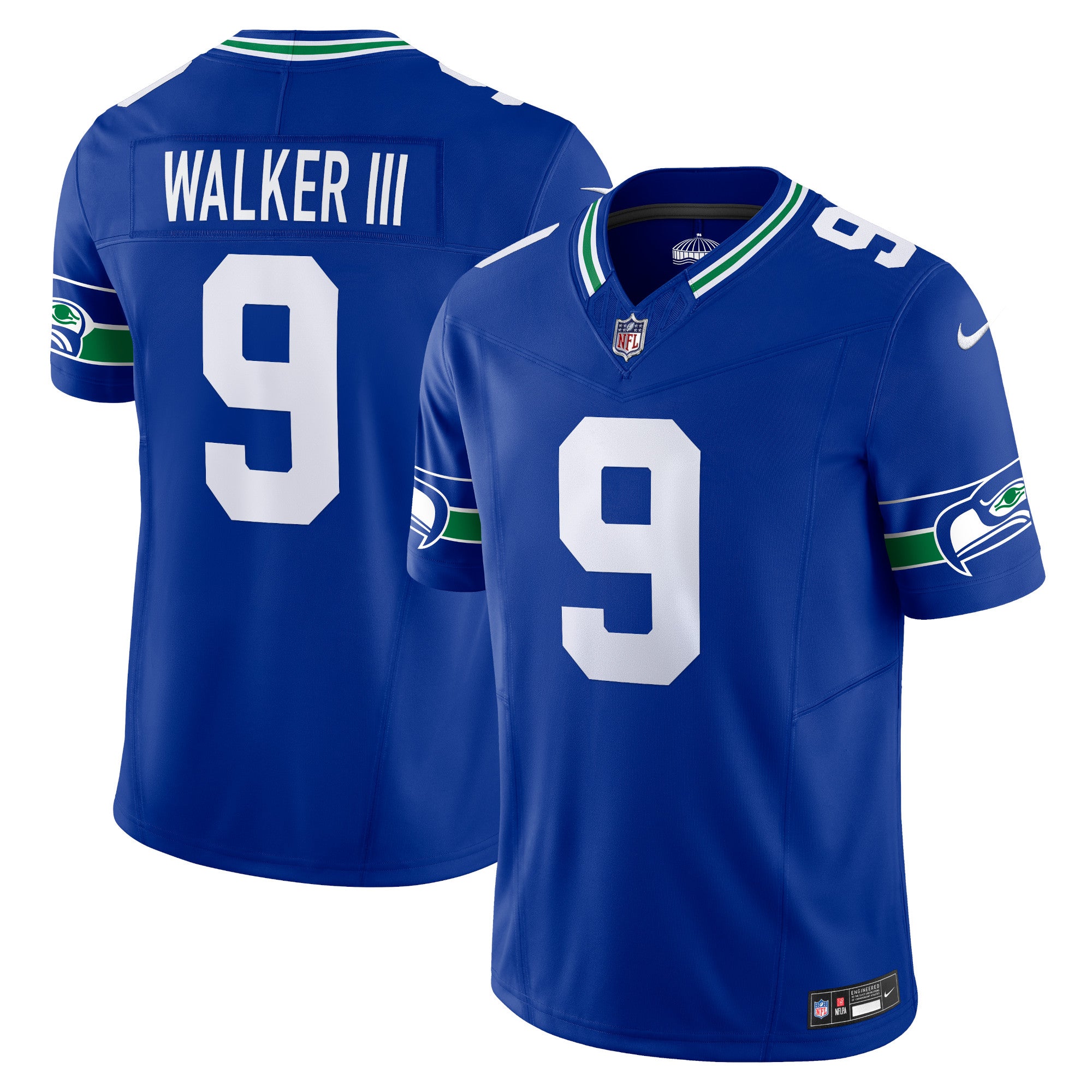 Kenneth Walker III Seattle Seahawks Nike Vapor F.U.S.E. Limited Jersey Royal