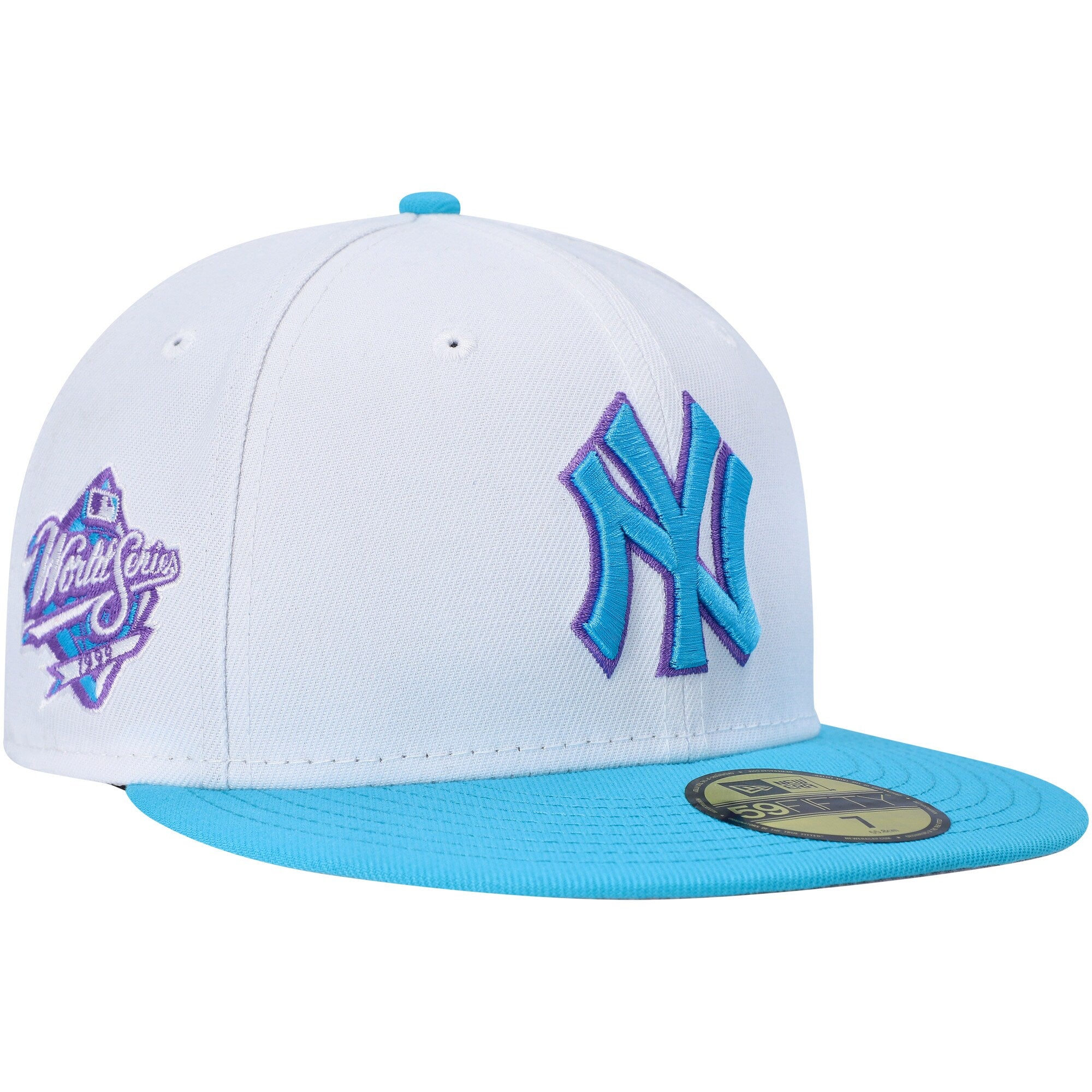 New York Yankees New Era 1999 World Series Vice 59FIFTY Fitted Hat - White