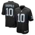 Jimmy Garoppolo Las Vegas Raiders Nike Game Player Jersey   Black