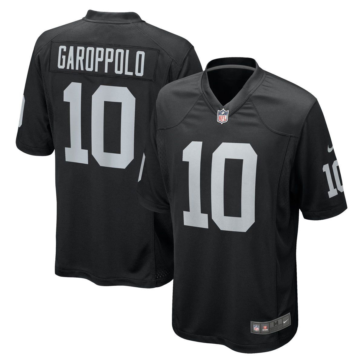Jimmy Garoppolo Las Vegas Raiders Nike Game Player Jersey   Black