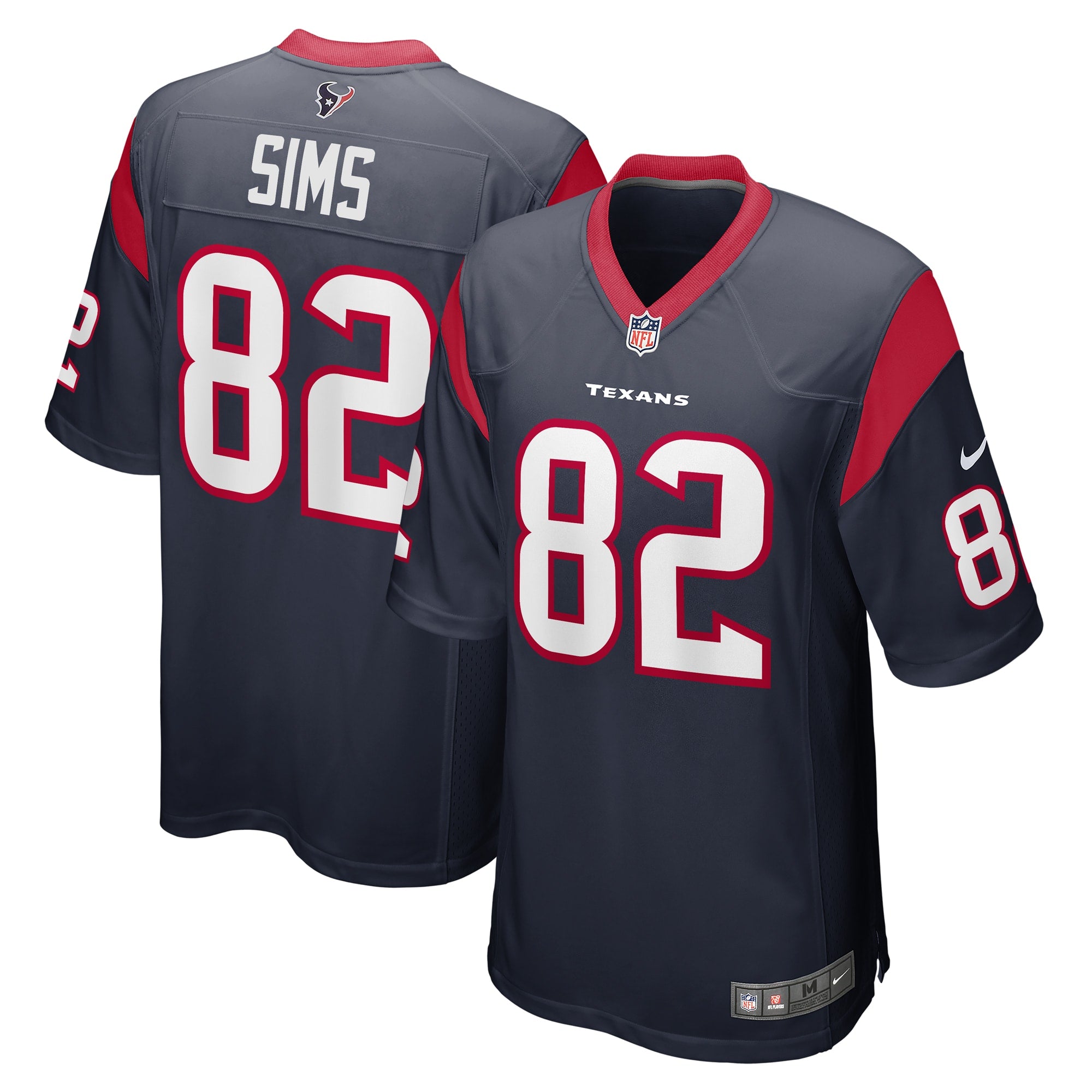 Steven Sims Houston Texans Nike Game Jersey   Navy
