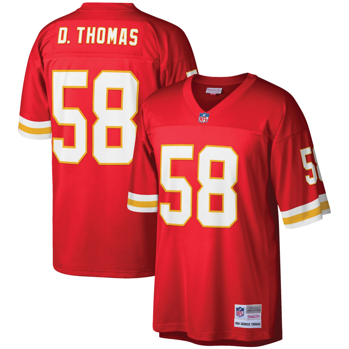 Derrick Thomas Kansas City Chiefs Mitchell   Ness Legacy Replica Jersey   Red