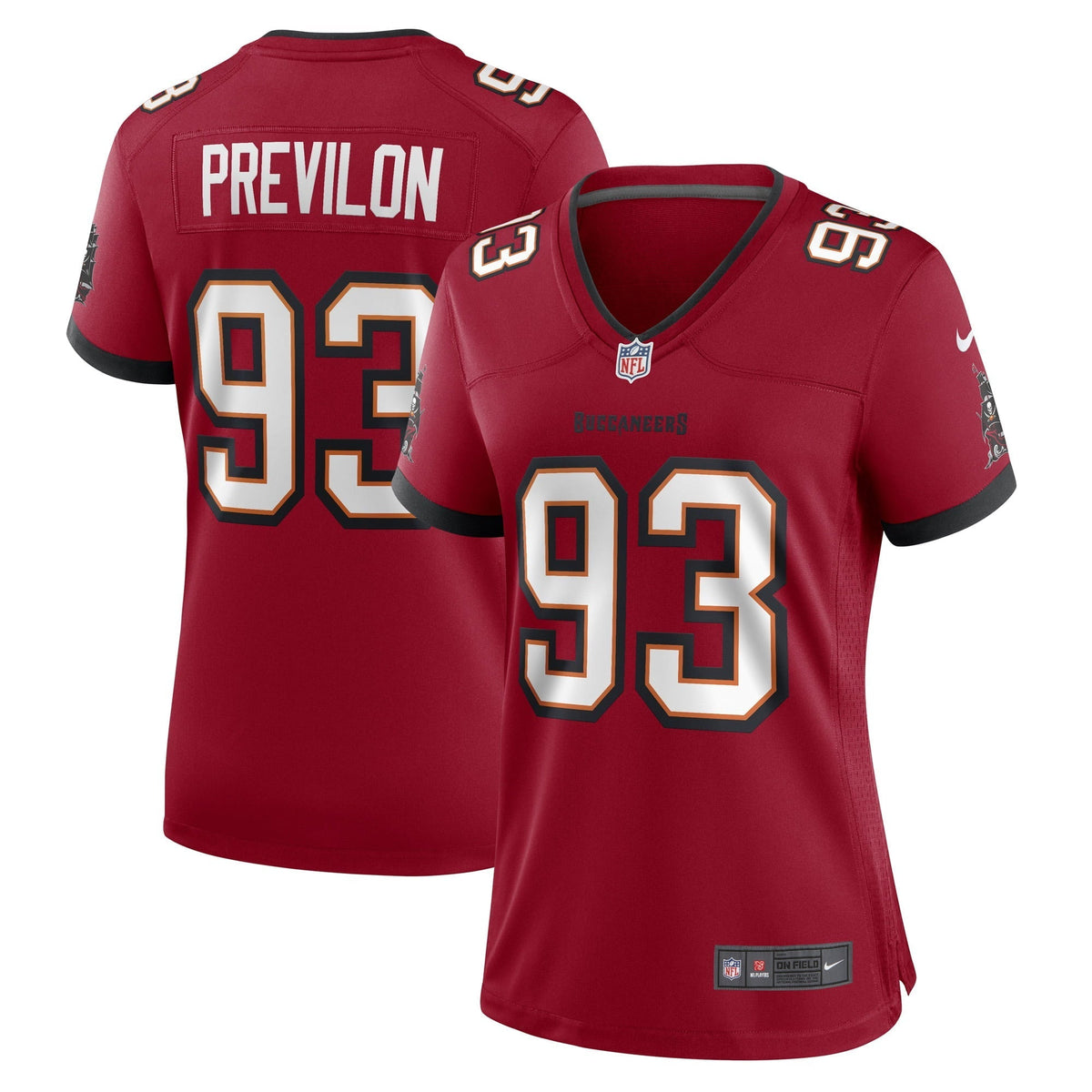 Women s Nike Willington Previlon Red Tampa Bay Buccaneers Game Player Jersey
