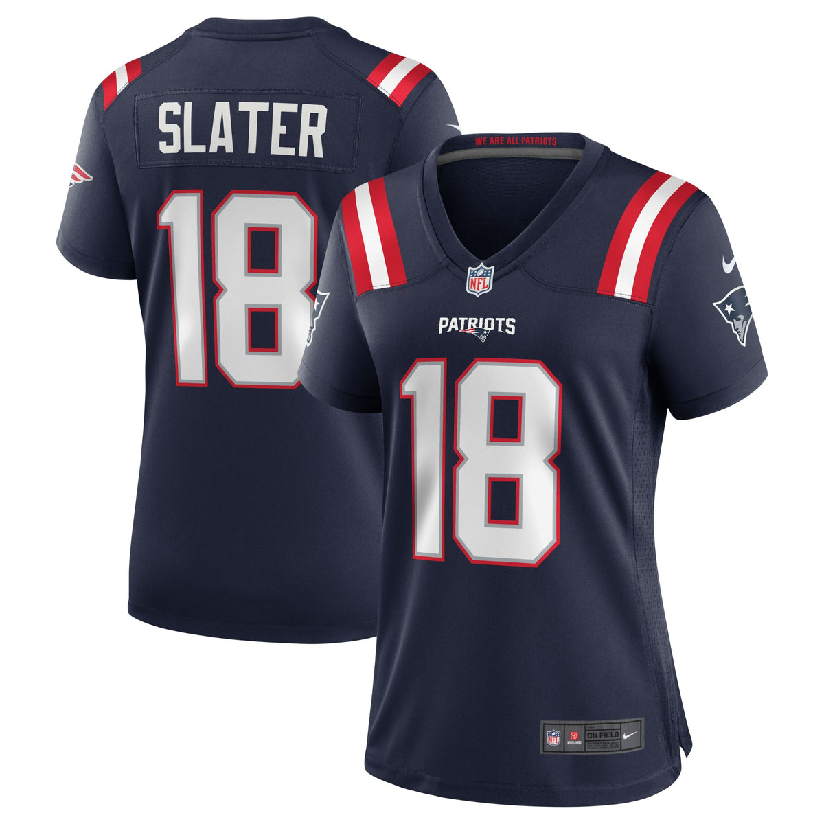 Matthew Slater New England Patriots Nike Women s Game Jersey   Navy