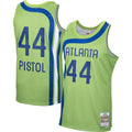 Men's Atlanta Hawks, NBA Jerseys Green 'Pistol' Pete Maravich Mitchell & Ness 1970-71 Hardwood Classics Swingman Jersey
