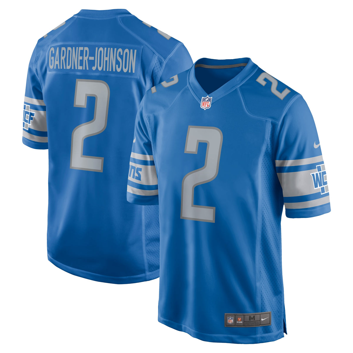 Chauncey Gardner-Johnson Detroit Lions Nike Game Player Jersey   Blue