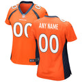 Denver Broncos Nike Women s Custom Game Jersey   Orange