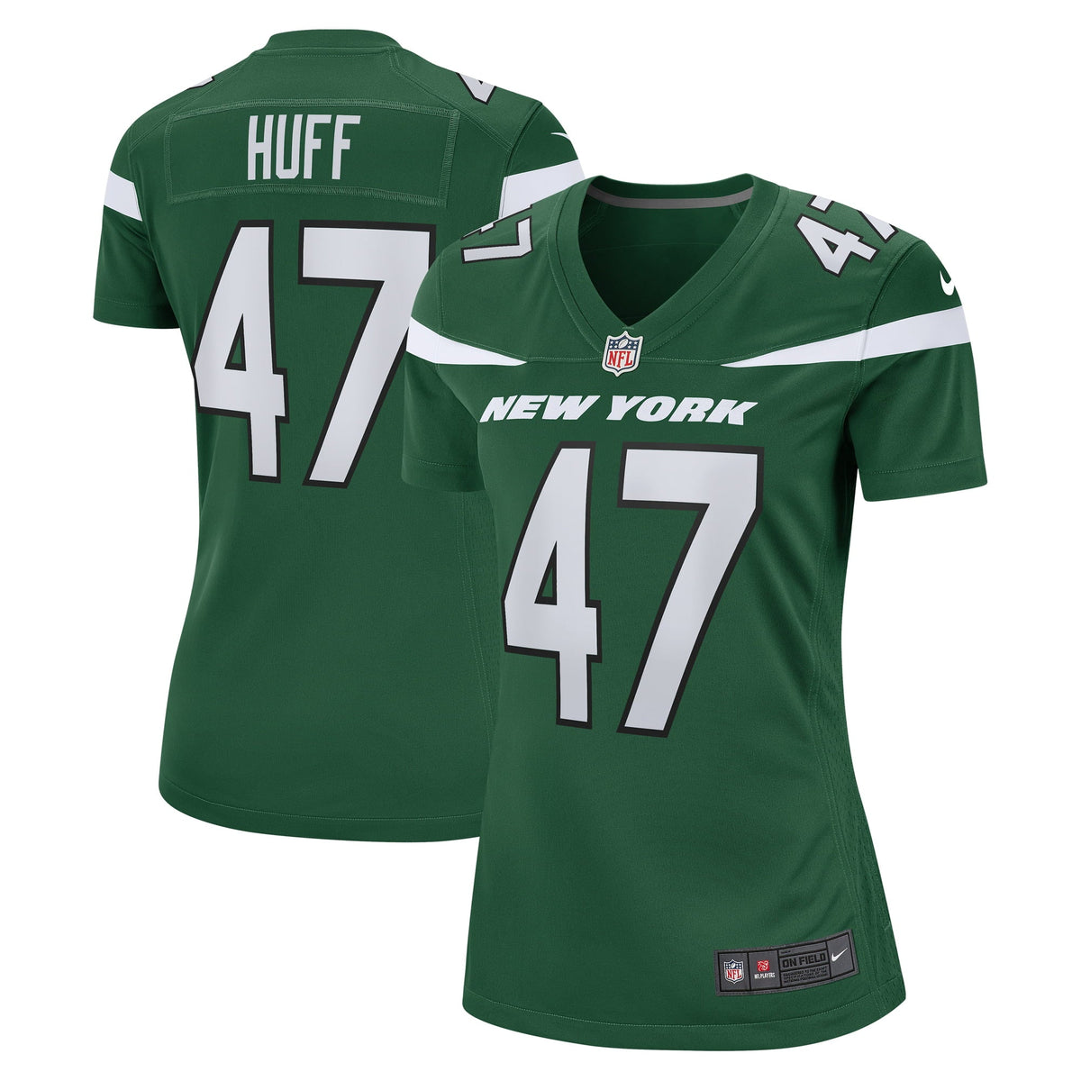 Women s Nike Bryce Huff Gotham Green New York Jets Game Jersey