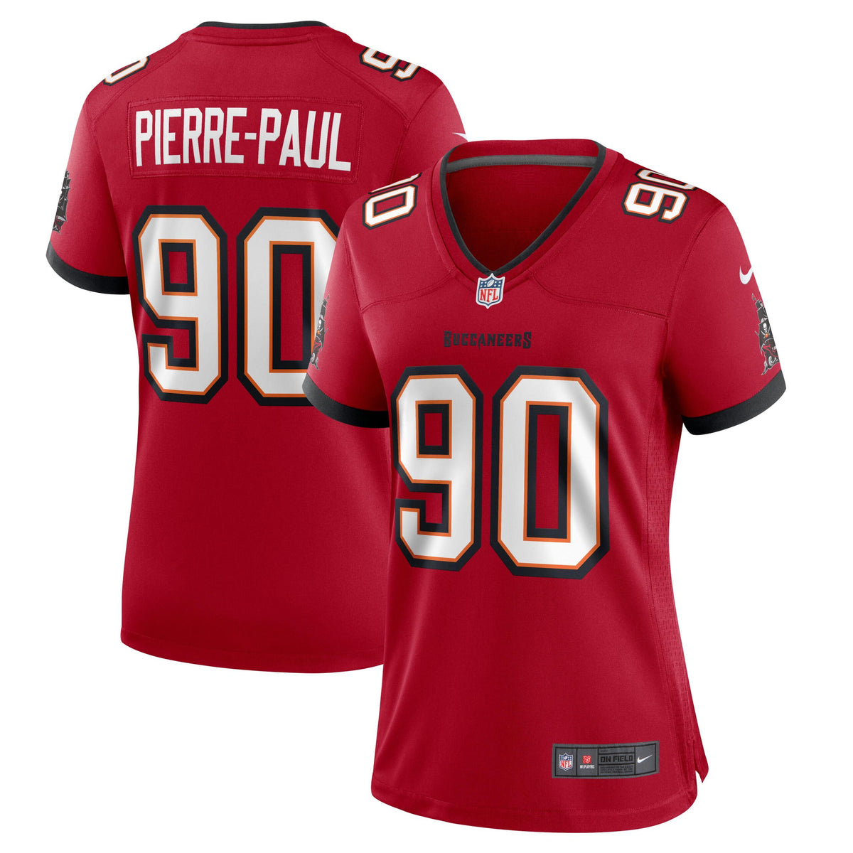 Jason Pierre-Paul Tampa Bay Buccaneers Nike Women s Game Jersey   Red