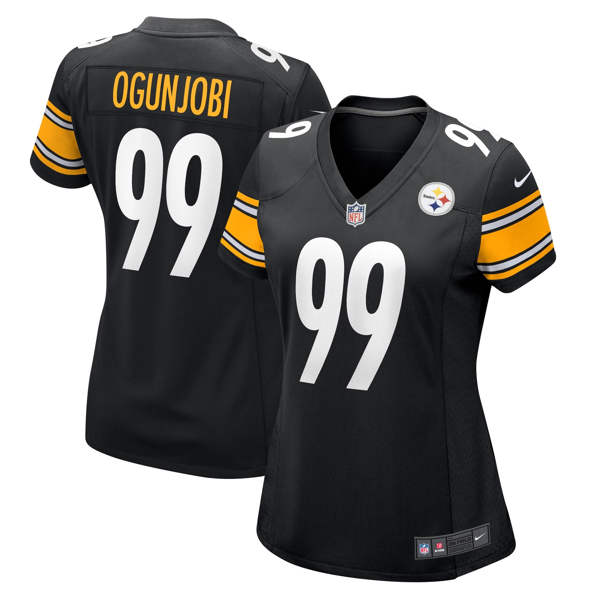 Larry Ogunjobi Pittsburgh Steelers Nike Women s Game Player Jersey   Black
