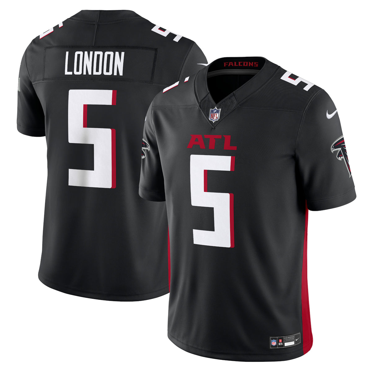 Drake London Atlanta Falcons Nike Vapor F.U.S.E. Limited Jersey   Black