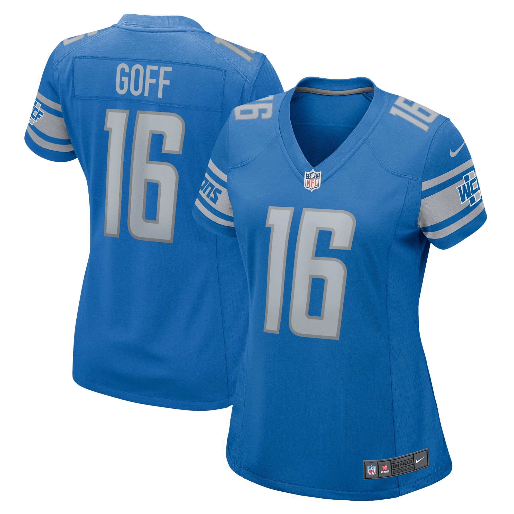 Jared Goff Detroit Lions Nike Women s Game Jersey   Blue