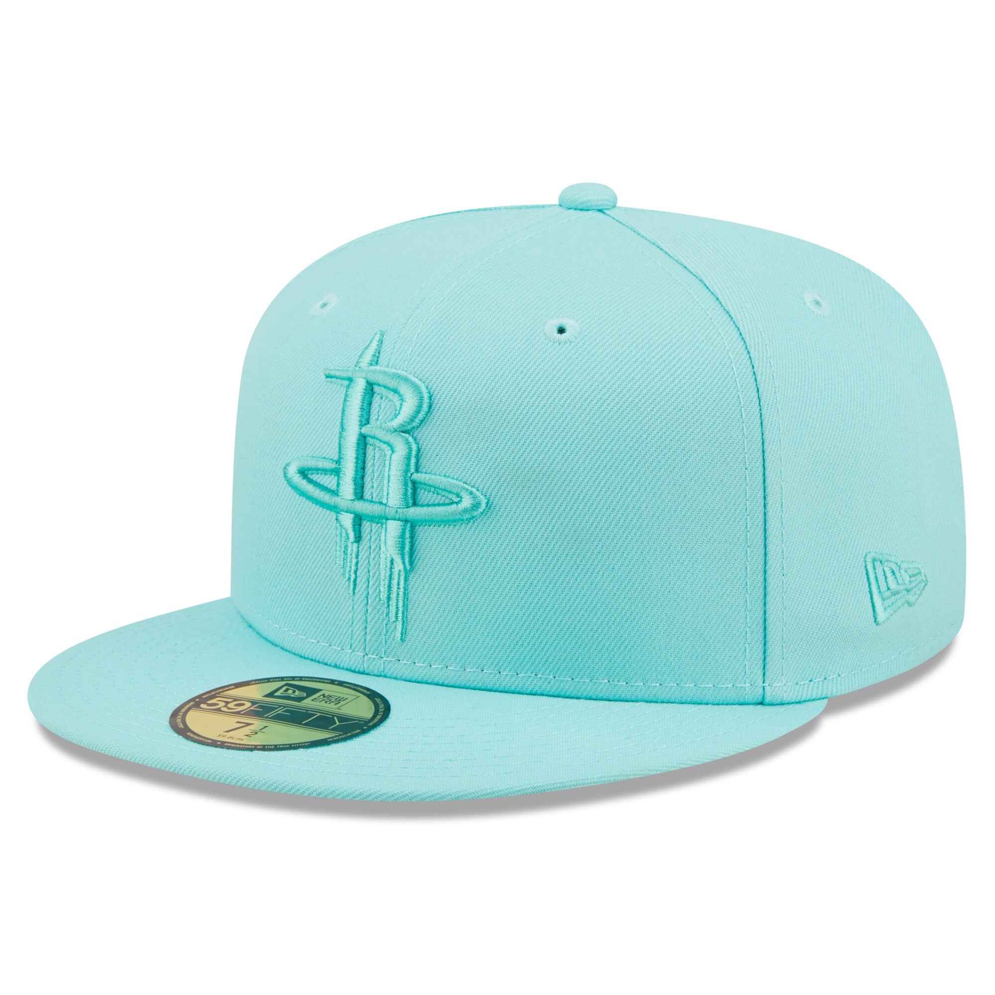 Houston Rockets New Era Color Pack 59FIFTY Fitted Hat - Turquoise